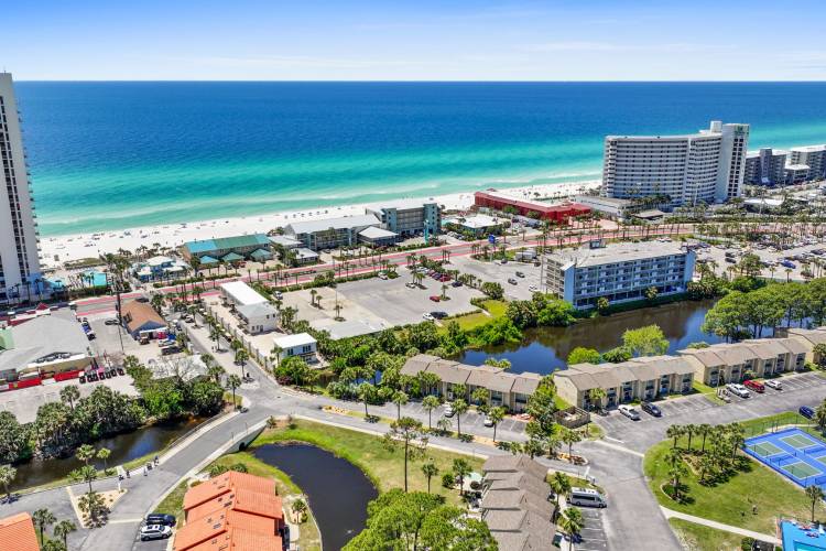 panama city beach florida aerial view