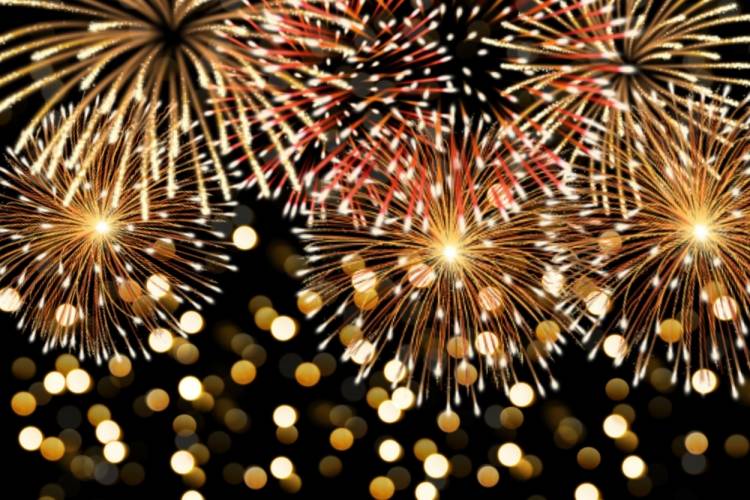 new years eve fireworks at panama city beach florida