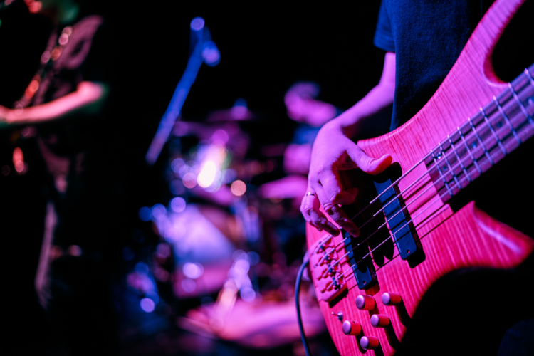 guitar player on stage