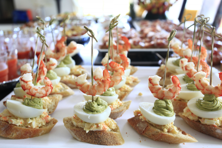shrimp and egg samplers