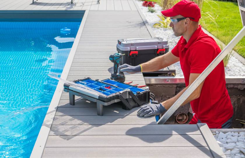 outdoor swimming pool maintenance and upkeep