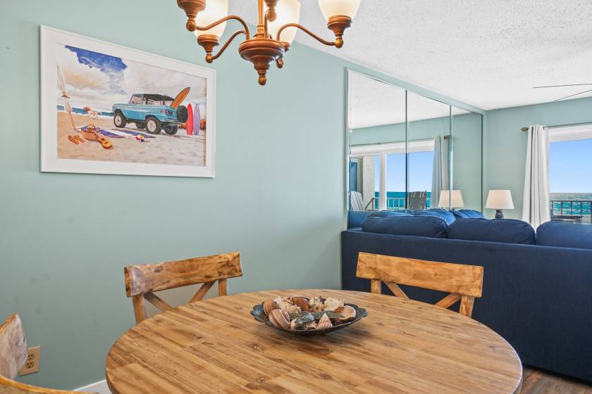 decor for short-term rental beach condo in panama city beach