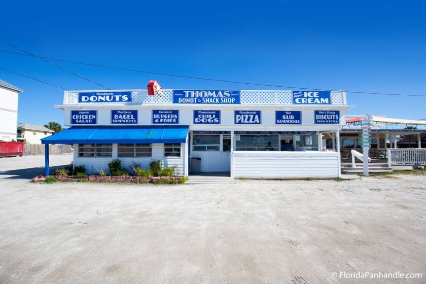 thomas donut and snack shop panama city beach florida