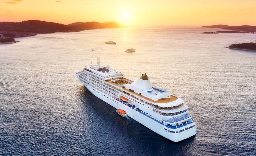Sunset cruise ship Panama City Beach
