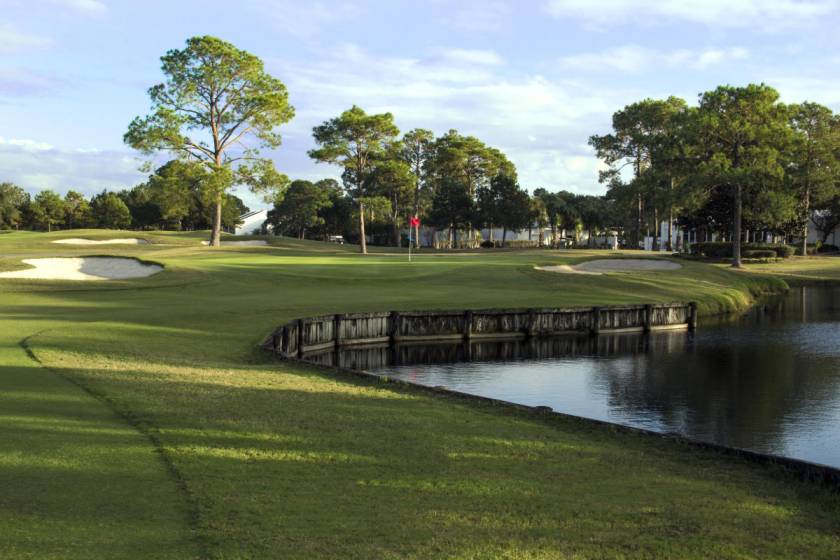 bay point gulf club, meadows course, nicklaus course, bay point golf, panama city beach, florida golf