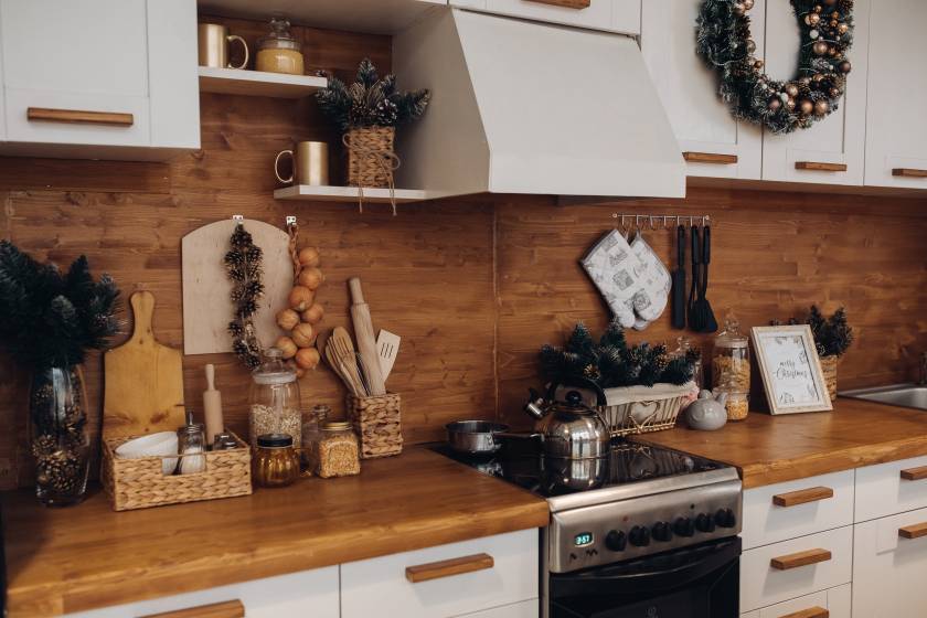 holiday kitchen festive christmas