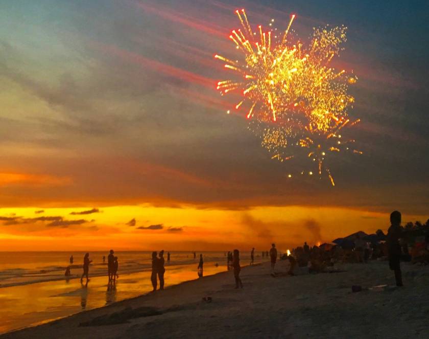 panama city beach fireworks new year celebration events