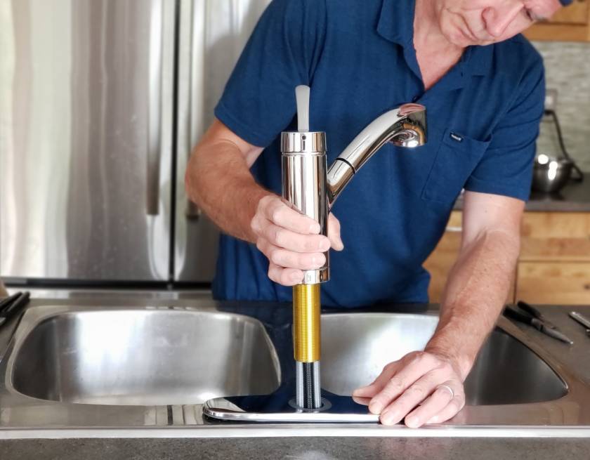 home maintenance and repairs for leaky faucet in florida home
